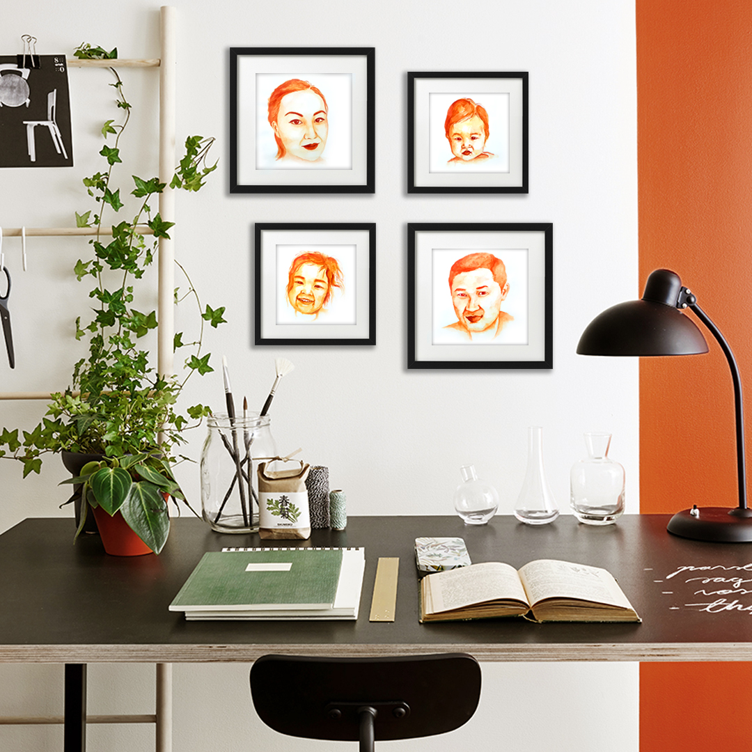 портреты семьи Алматы