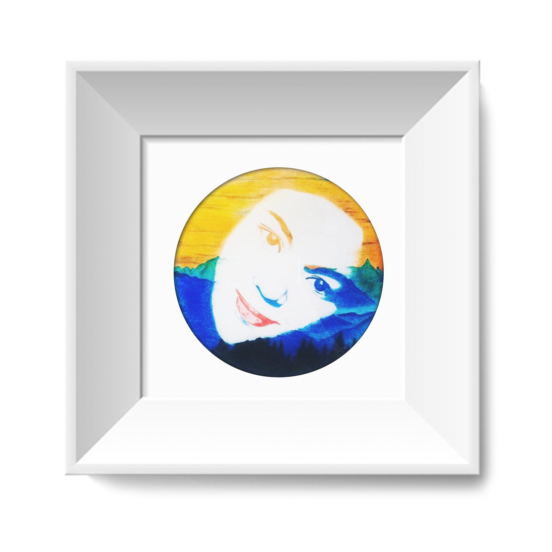 Портреты Алматы акварелью